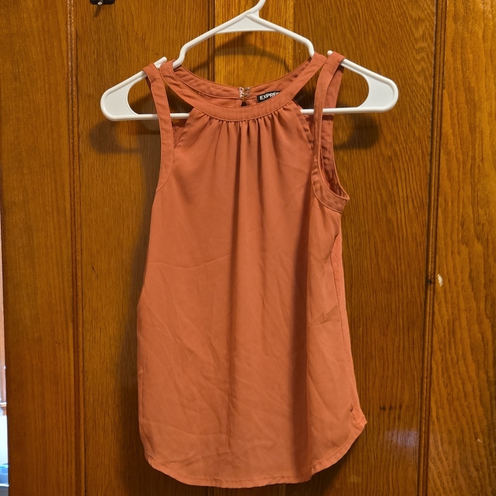 Express Women's Coral Tank Top